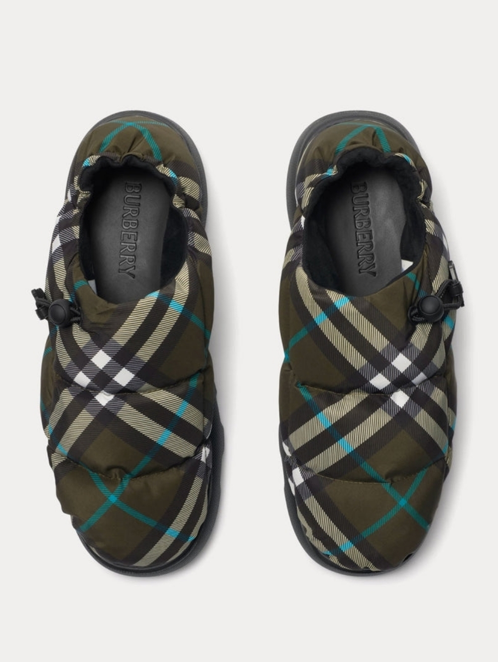 Burberry - Check Pillow Nylon Blend Snug Mules Sneakers SZ 8 (41)
